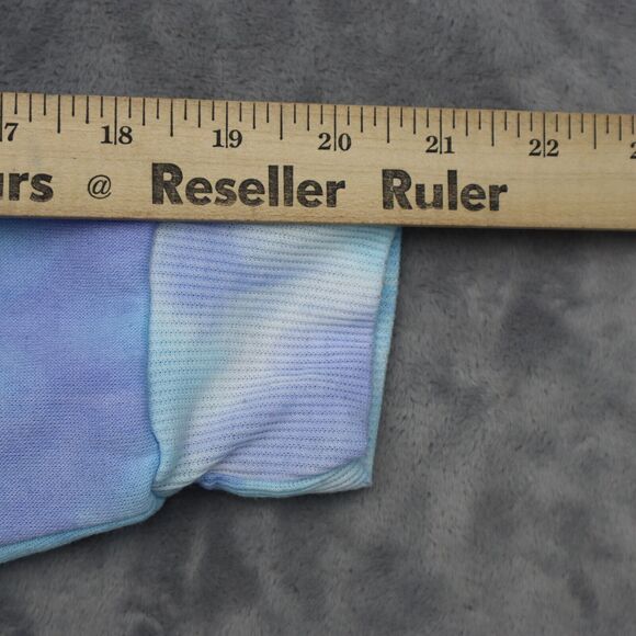 Faded Rose Sweatshirt Womens Multicolor Long Sleeve Tie Dye Drawstring Hoodie - Picture 5 of 16